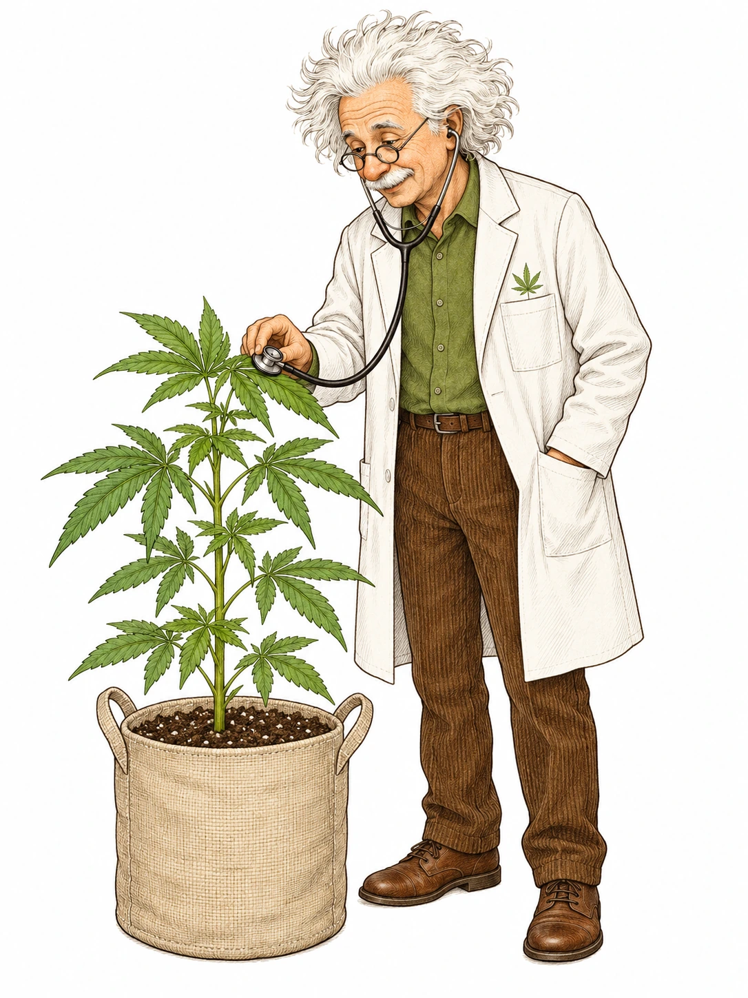 Der PlantMentor - Experten-Charakter von PlantClue