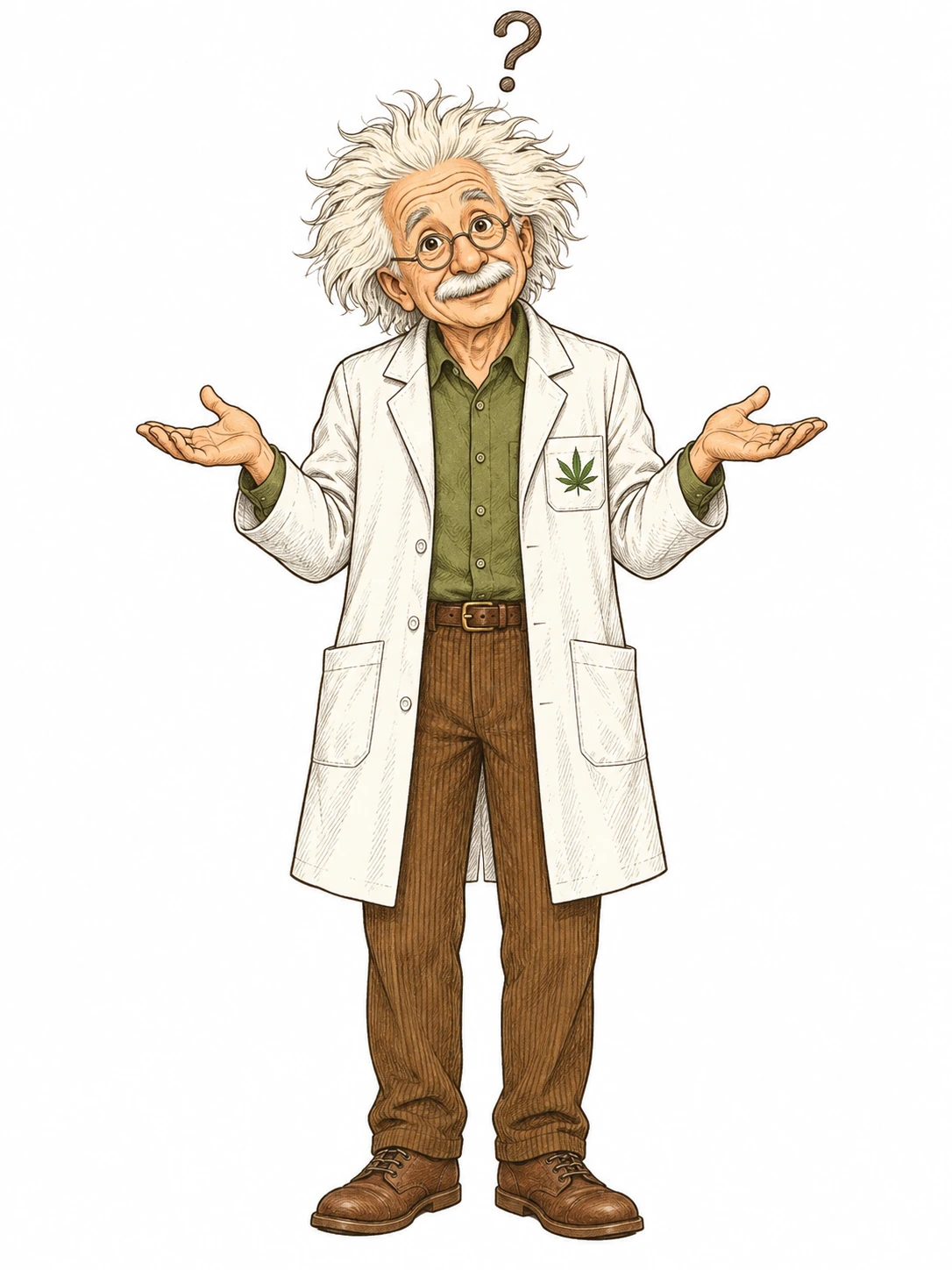 Grow expert investigating a plant problem