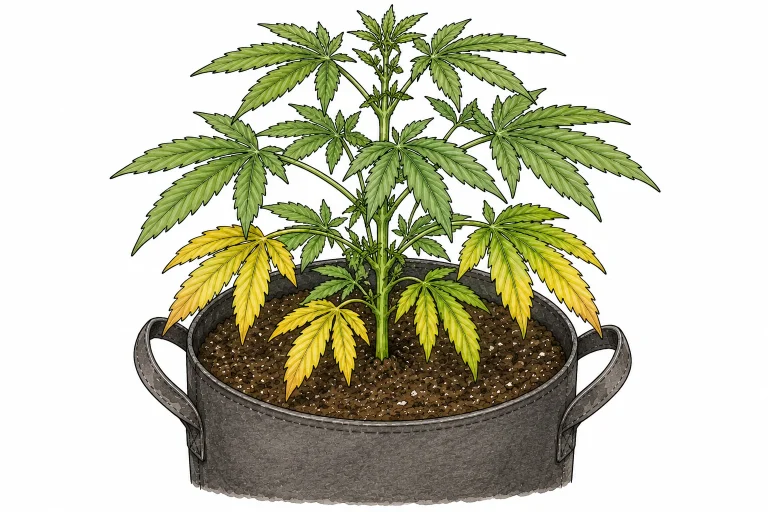 Why are my cannabis leaves turning yellow? Spotting the causes