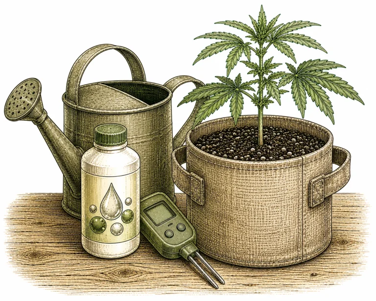 Kalziummangel Cannabis beheben mit Cal-Mag Dünger