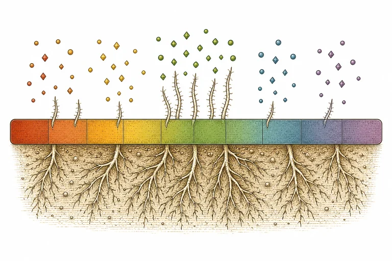 pH scale and nutrient availability for cannabis in the growing medium