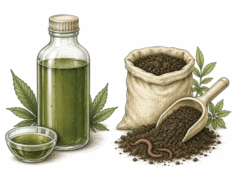 Organic vs. mineral cannabis nutrients and the risk of nutrient burn