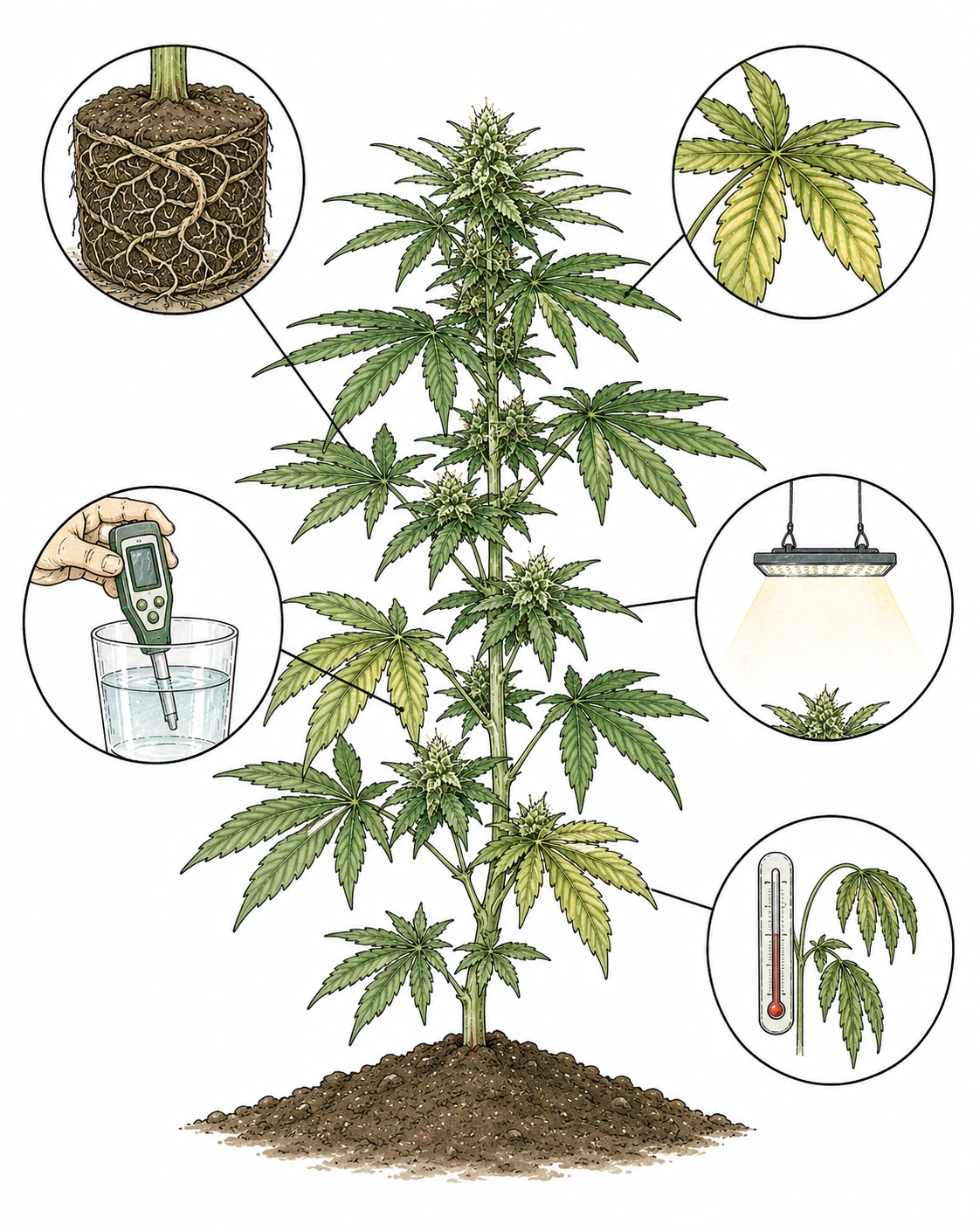Cannabis Wachstum stagniert