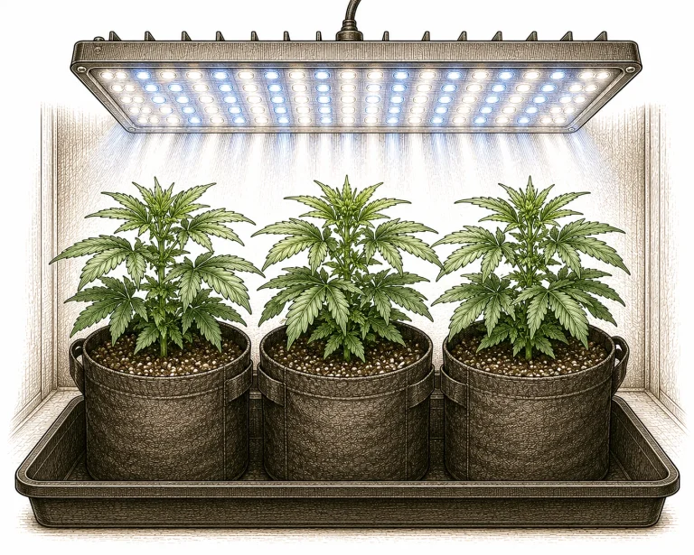 Licht Cannabis Spektrum Vegetativ blaues LED Licht