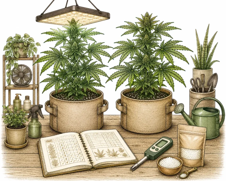 Magnesiummangel Cannabis vorbeugen – strukturierter Grow mit Düngeplan und pH-Kontrolle