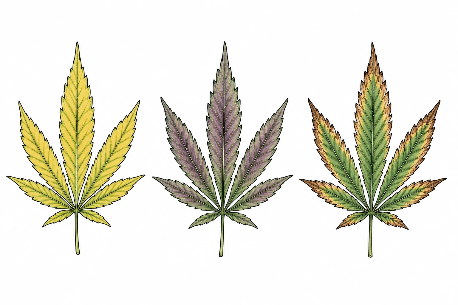 Cannabis nutrient deficiency overview