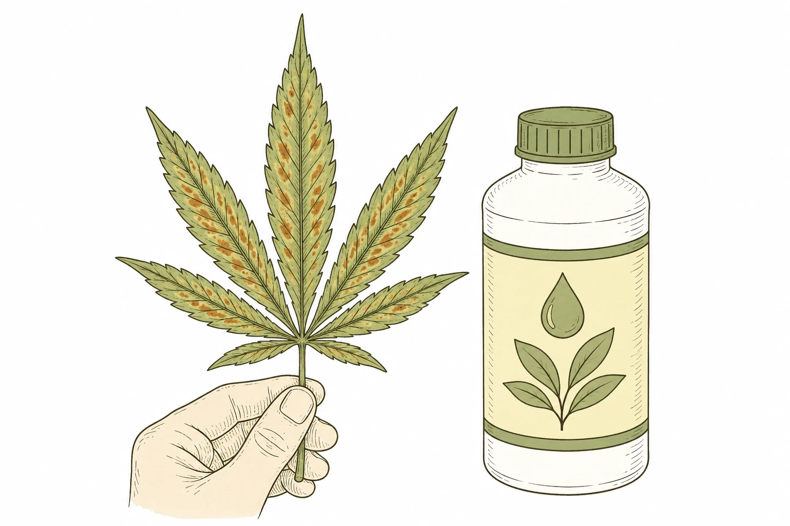 Cal-Mag deficiency in cannabis