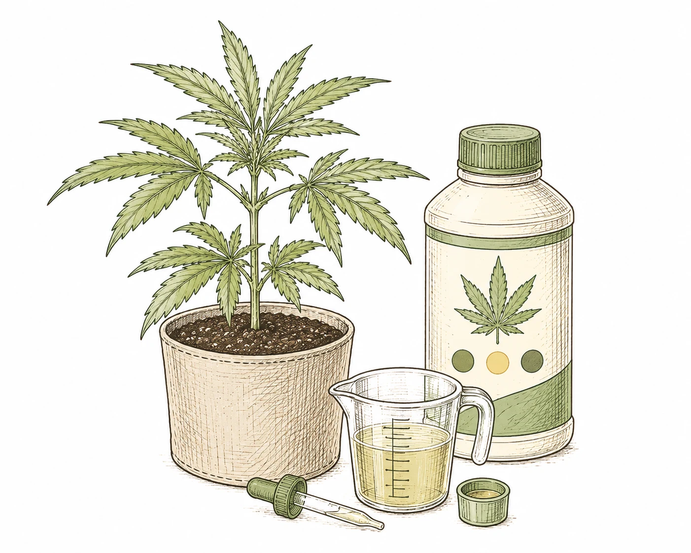 Cannabis Dünger richtig dosieren
