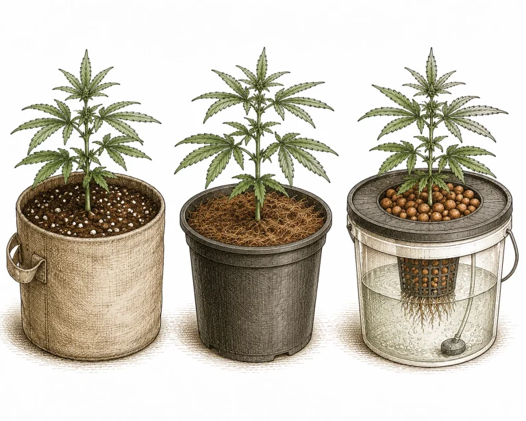 Dosing cannabis nutrients by growing medium: soil, coco, hydroponics