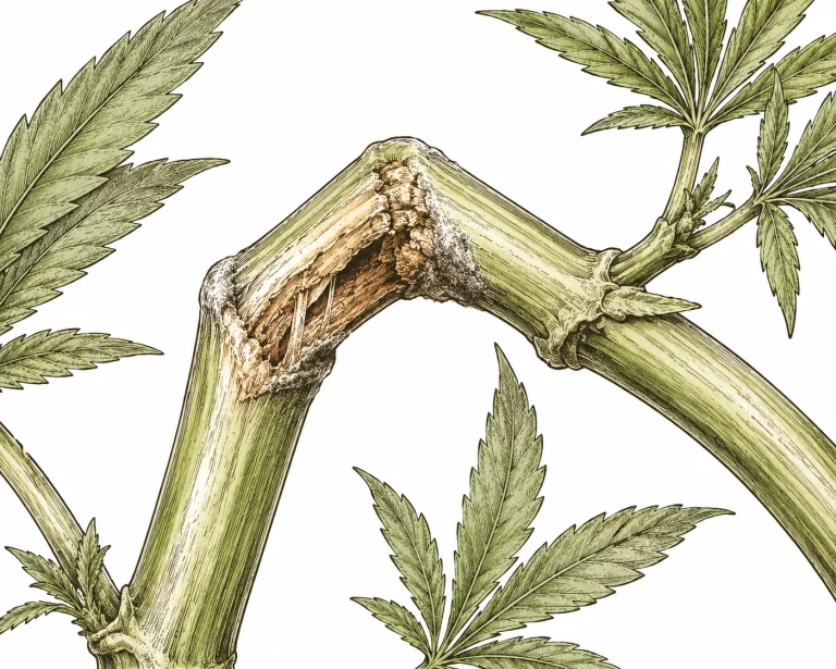 Cannabis supercropping image 5 — Squeezing too hard can leave an open wound