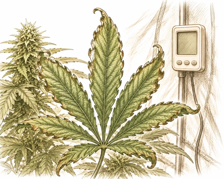 Cannabis grow tent ventilation – heat stress from poor air circulation