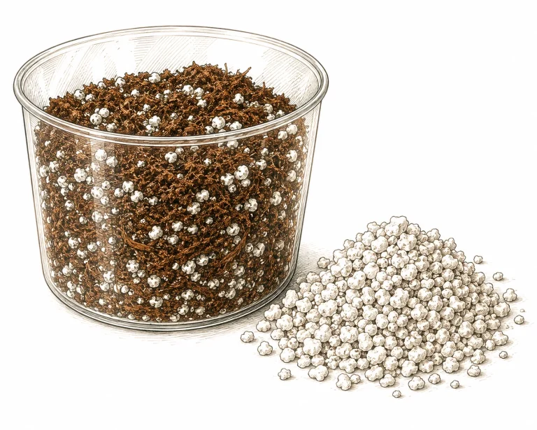 Coco and perlite mix as a cannabis growing medium