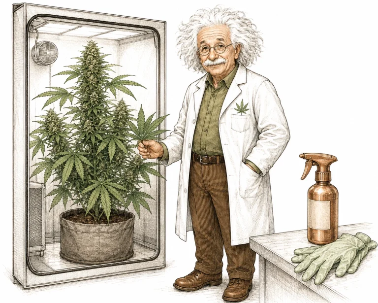 Treating bacterial leaf spot on cannabis with copper fungicide