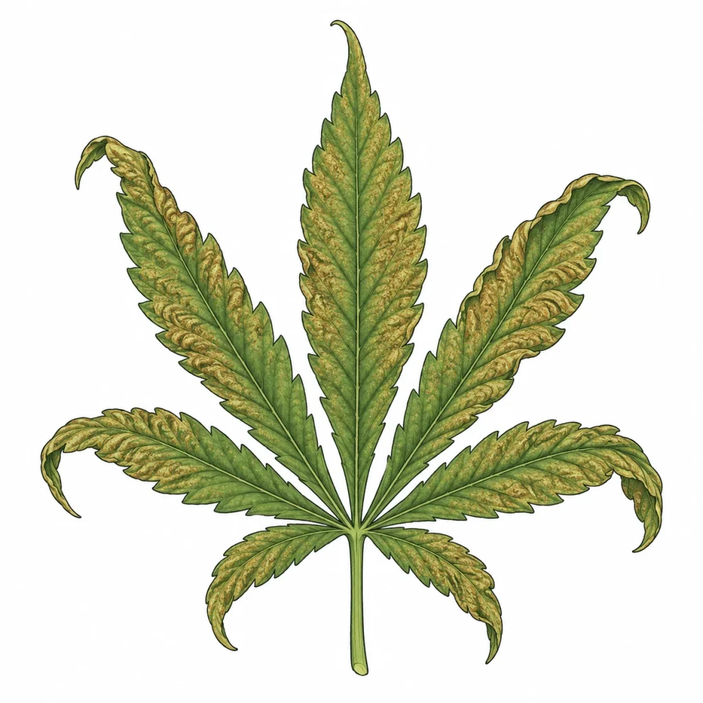 Breitmilben an Cannabis erkennen