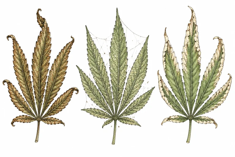 Cannabis Breitmilben Vergleich Spinnmilben Hitzestress