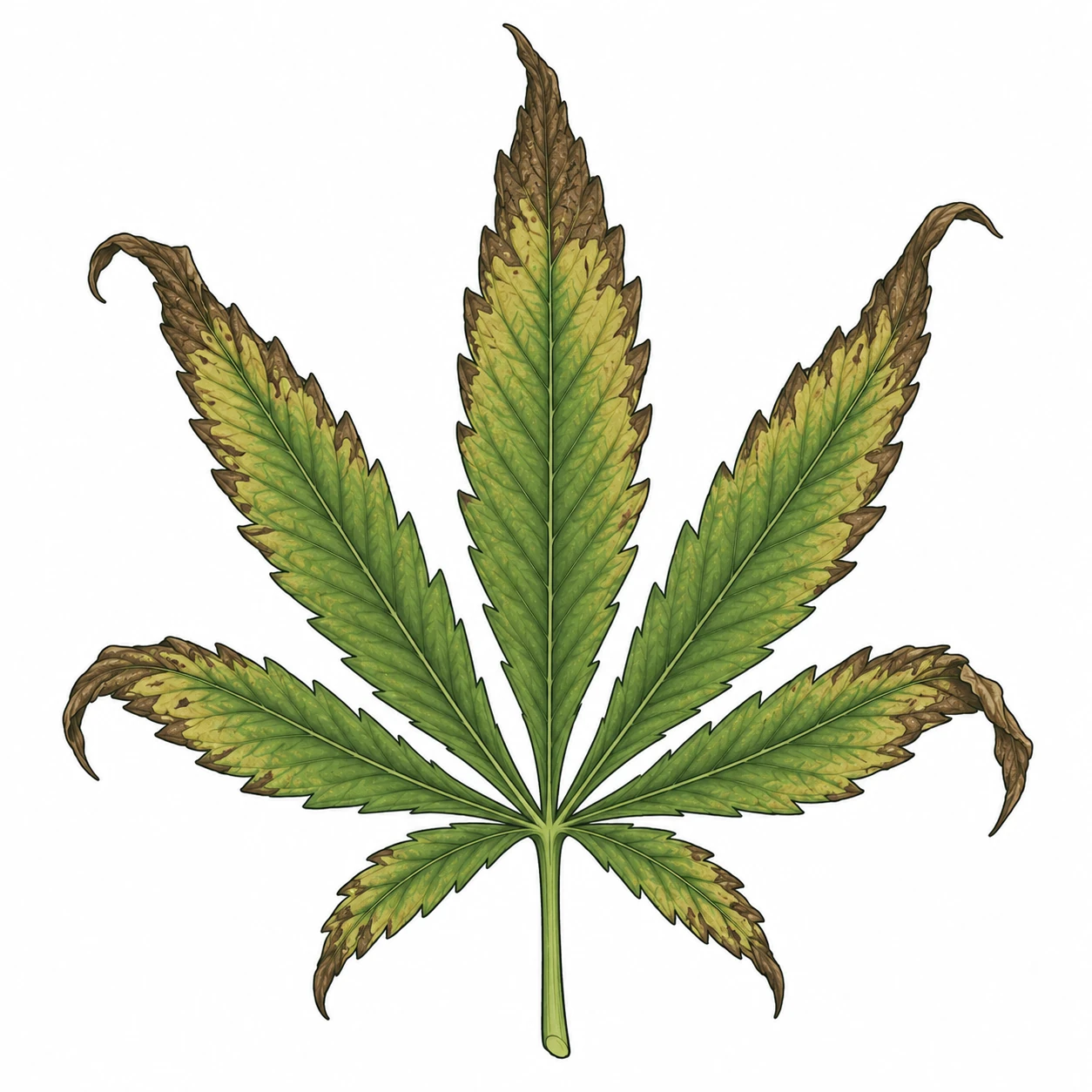 Cannabis calcium excess
