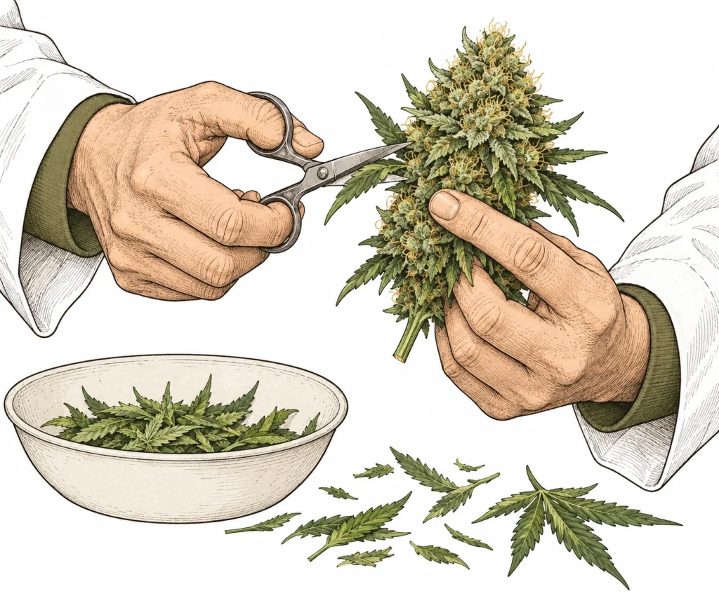 Cannabis trimmen Schritt für Schritt