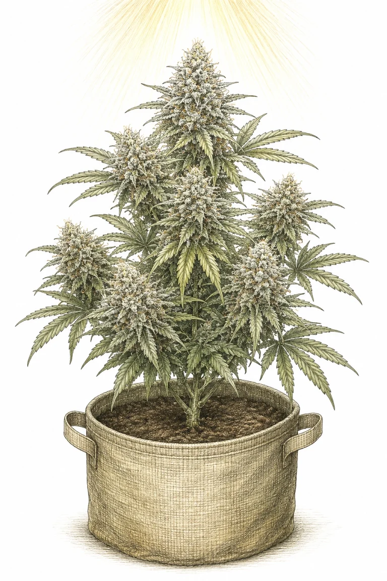 Cannabis few trichomes LED grow light intensity and hanging height in flowering stage