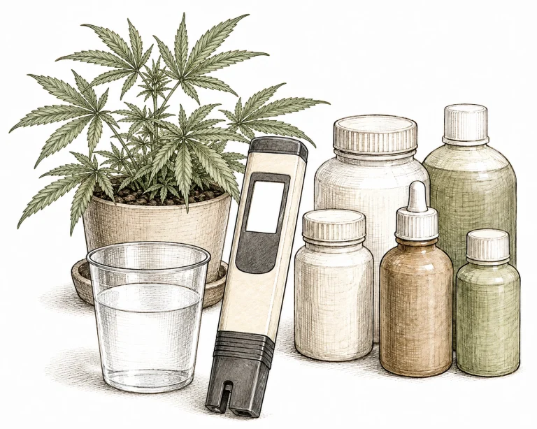 Cannabis iron toxicity caused by low pH and nutrients