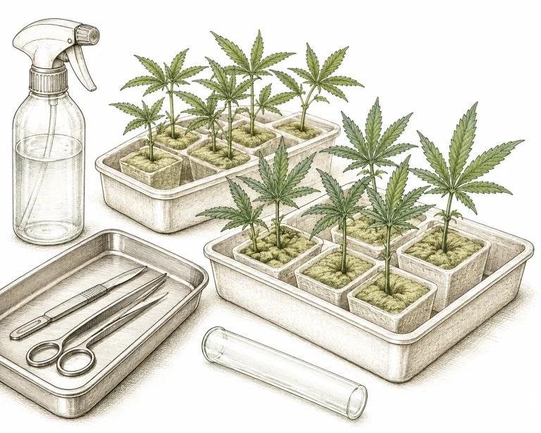 HLVd Cannabis steriler Vermehrungsbereich PCR Test Prävention