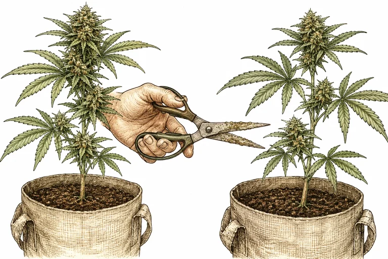 HLVd Cannabis Übertragung unsaubere Schere zwischen Pflanzen