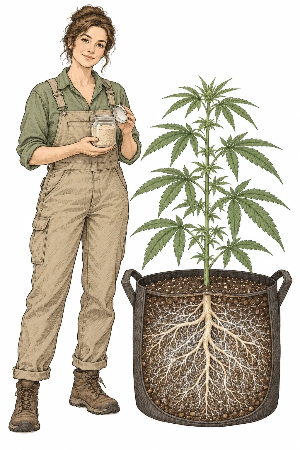 Mykorrhiza Cannabis: In 4 Schritten einfach anwenden