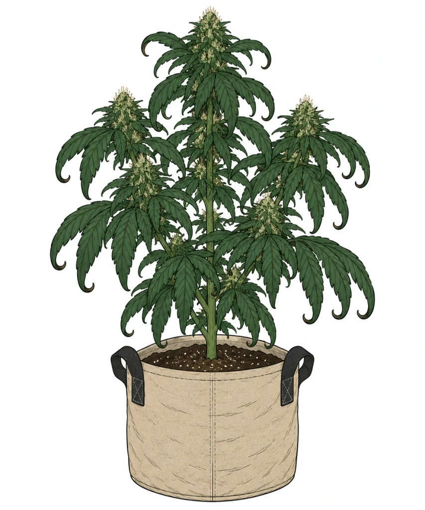 Stickstoffüberschuss Cannabis erkennen