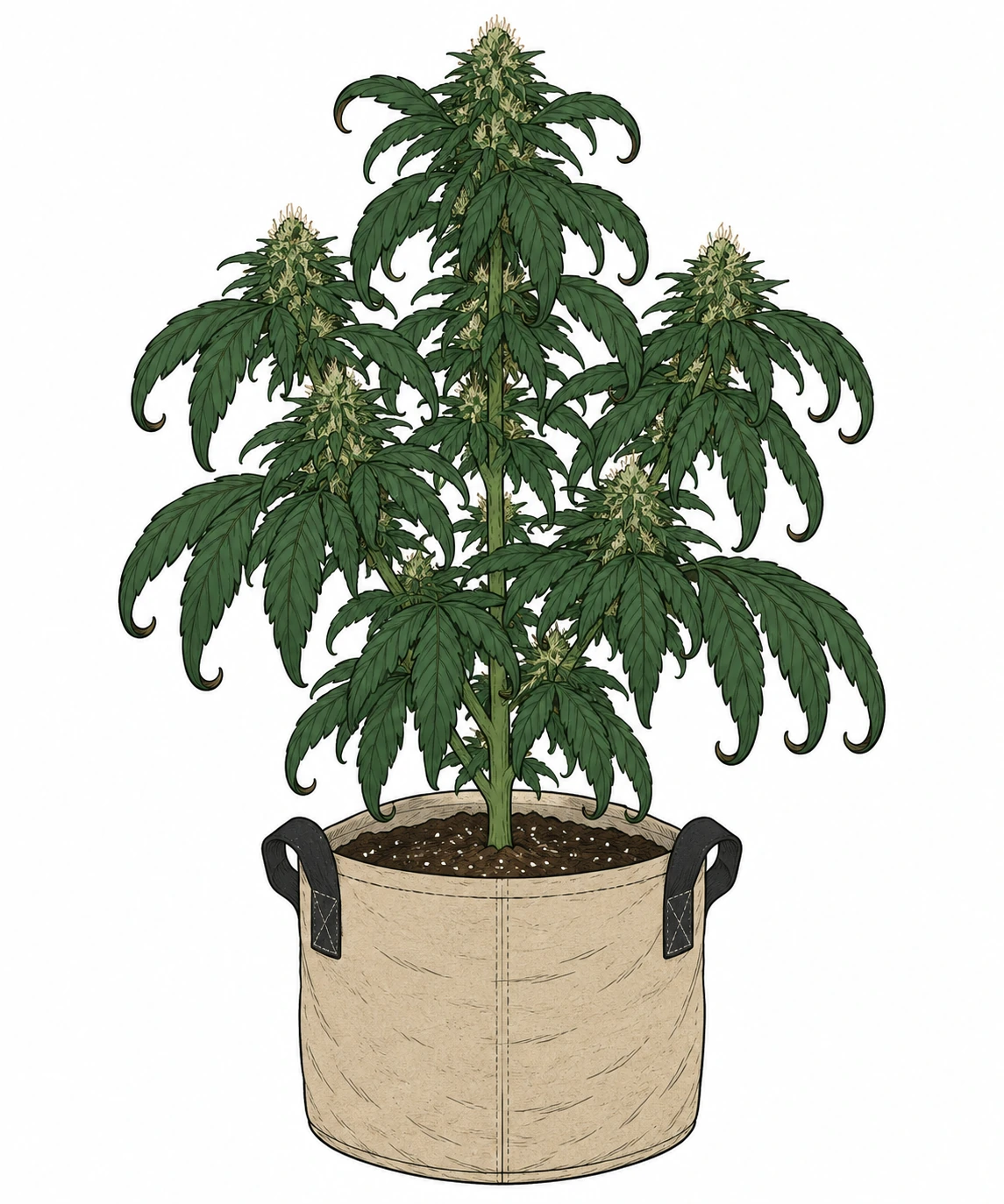 Cannabis nitrogen toxicity